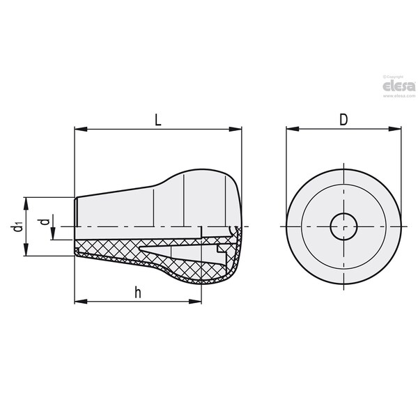 Mushroom Handles, IEL.65 N-12 SOFT